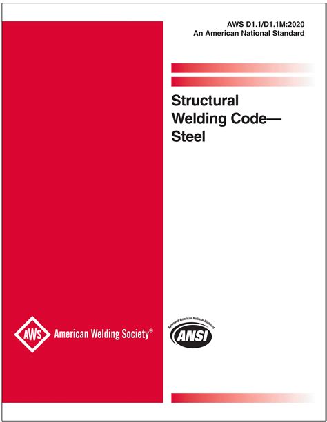 1 2010 Structural Welding Code - Steel. . Aws d1 1 2020